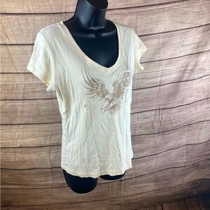 Ladies Lg short sleeve Harley Davidson tee